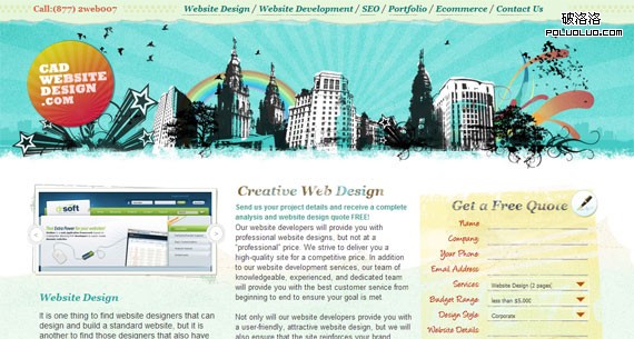 cadwebsitedesign-inspiring-header-designs