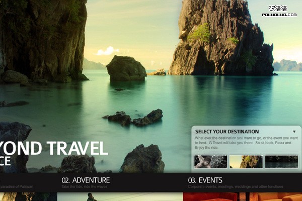 travel website inspiration