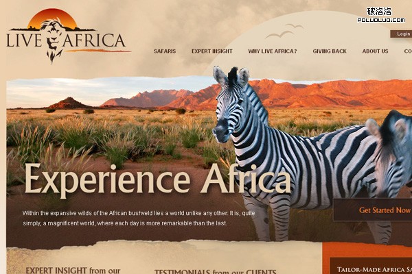 travel website inspiration