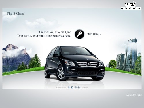 UCD博客-flash網站設計-Mercedes-Benz B-Class