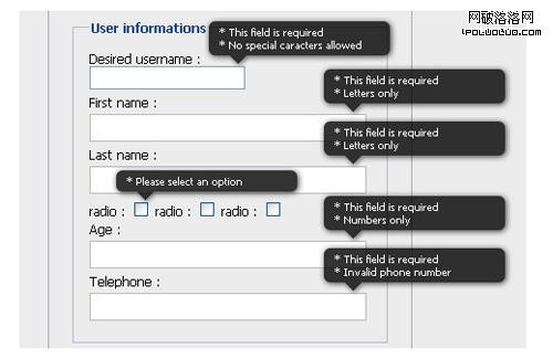 Inline in Tips for Coding and Designing Usable Web Forms