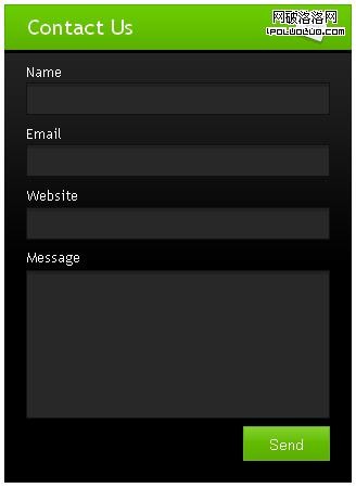 網頁設計參考:很不錯的15個HTML網頁表單設計實例_破洛洛