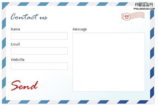 網頁設計參考:很不錯的15個HTML網頁表單設計實例_破洛洛