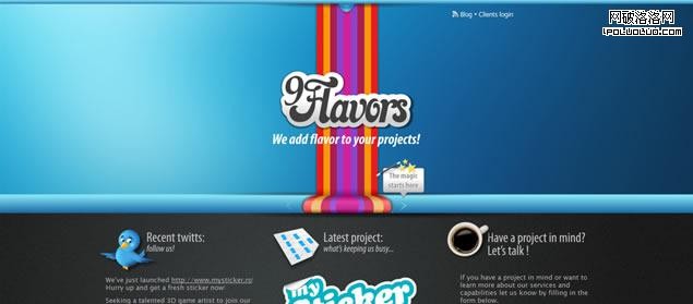 Vibrant Colors in Web Design