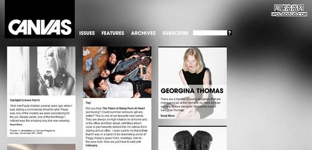 Magazine Web Design Styles