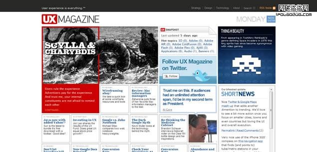 Magazine Web Design Styles