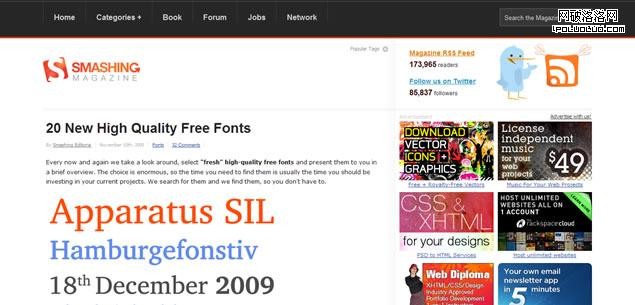 Magazine Web Design Styles