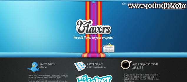 Vibrant Colors in Web Design