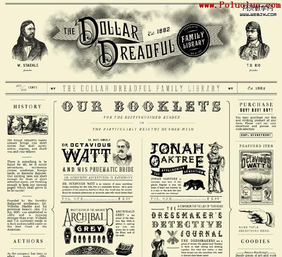 The Dollar Dreadful Family Library