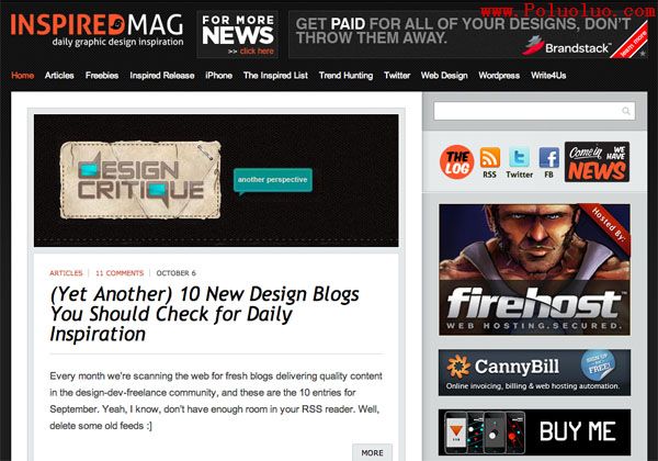 mag2 15 Fresh Online Magazine Designs