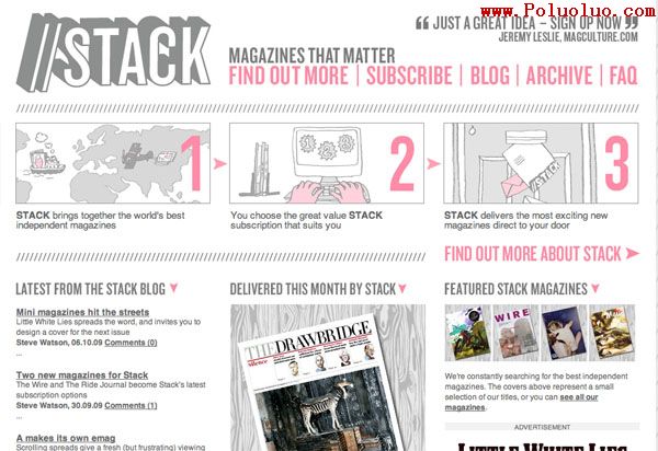mag4 15 Fresh Online Magazine Designs
