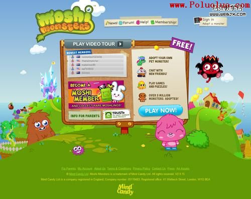 http://www.moshimonsters.com/