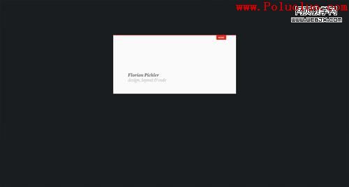 Business card website