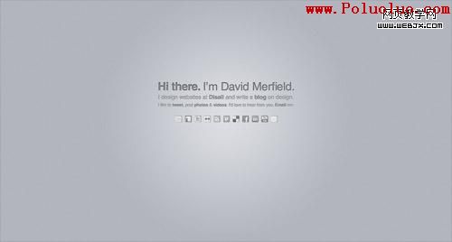 Business card website