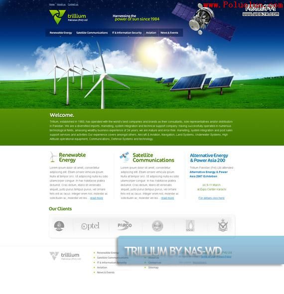 trillium-creative-web-design-layout-inspiration