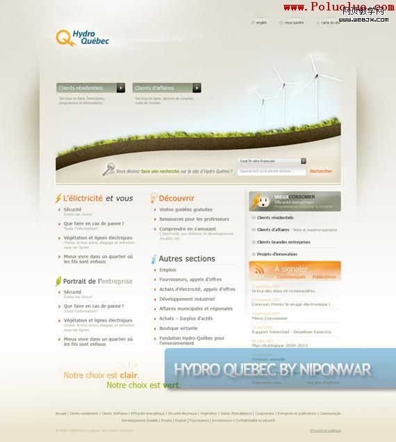 hydro-quebec-creative-web-design-layout-inspiration