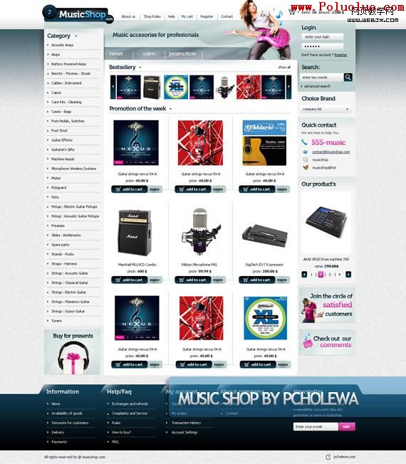 music-shop-creative-web-design-layout-inspiration