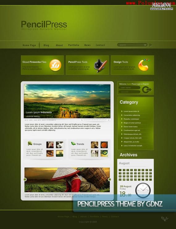 pencil-press-creative-web-design-layout-inspiration