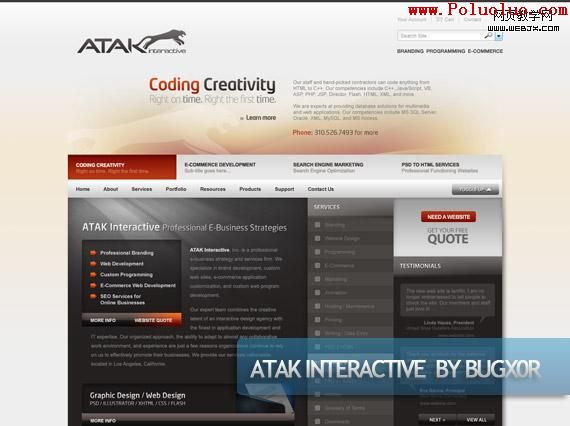 atak-creative-web-design-layout-inspiration