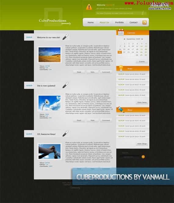 cube-productions-creative-web-design-layout-inspiration