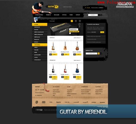 guitar-creative-web-design-layout-inspiration