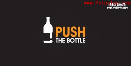 push the bottle 20 cool & inspiring logo designs