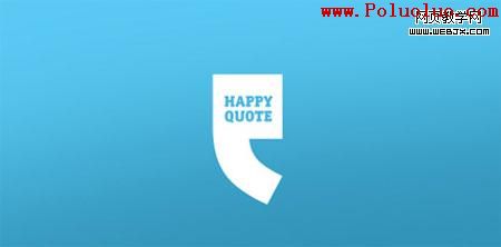 happy quote 20 cool & inspiring logo designs