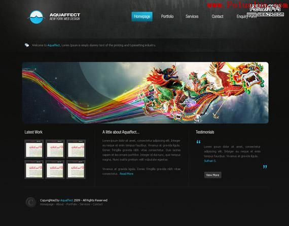 aquaeffect-deviantart-inspirational-creative-web-design