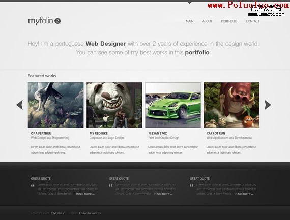 my-folio-2-deviantart-inspirational-creative-web-design