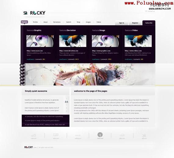 sa-rocky-deviantart-inspirational-creative-web-design