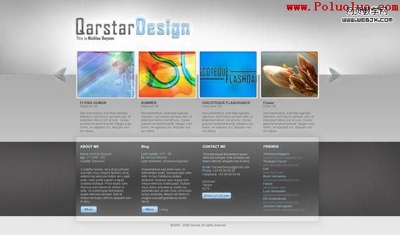 qarstar-deviantart-inspirational-creative-web-design