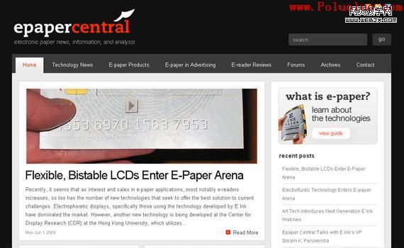 epaper-central-web-design-inspiration