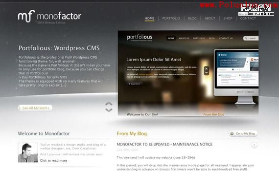 mono-factor-web-design-inspiration