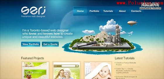 instantShift - Inspirational Corporate Website Designs