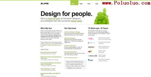 Minimal website design