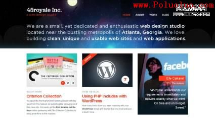 Websites with Lighting Effects
