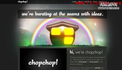 Websites with Lighting Effects