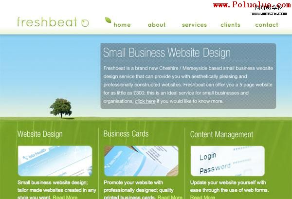cleanbright16 30 Clean and Bright Website Designs