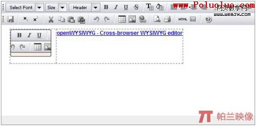 openwysiwyg: Free cross browser wysiwyg editor