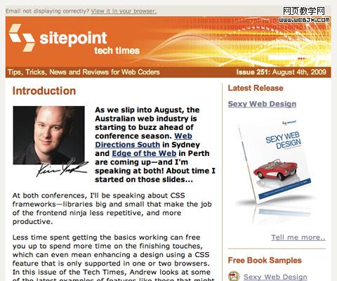 SitePoint Tech Times