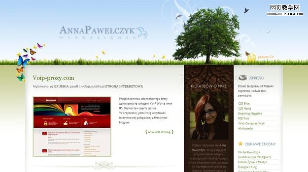 Anna Pawelczyk Webdesign Portfolio