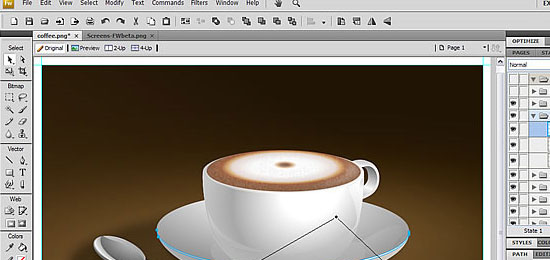 screenshot source: Introducing Adobe Fireworks CS4 beta http://www.adobe.com/devnet/logged_in/rjones_fwcs4_beta.html