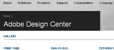 Adobe Design Center - Galleries, articles and tips on motion and interactive design - Screen Shot