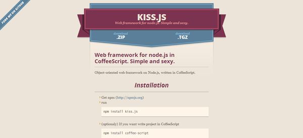 Node.js frameworks