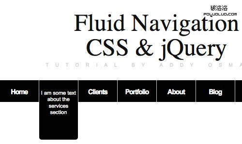 Fluid  Navigation – How to create an informative menu-bar with jQuery &amp;amp;  CSS