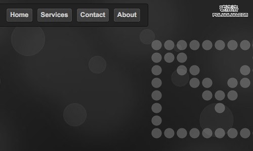 Halftone Navigation Menu With jQuery &amp;amp; CSS3