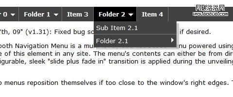 Jquery Menu46 in 45 jQuery Navigation Plugins and Tutorials