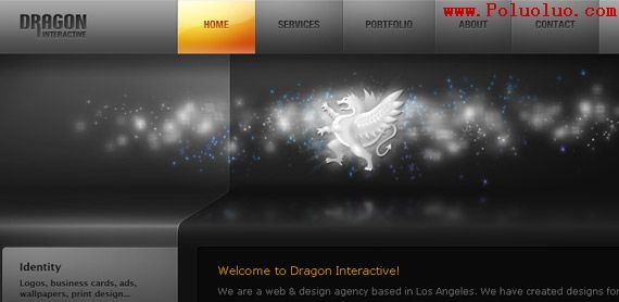 dragon-interactive-website-navigation
