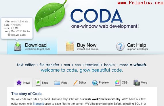 panic-coda-website-navigation