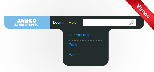 vimeo menu 30+ Useful Drop Down Menu Scripts To Enhance Header Navigation